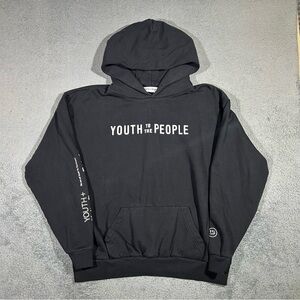 Black Youth to the People Team Hoodie Men’s XL Heavyweight Cotton #1723